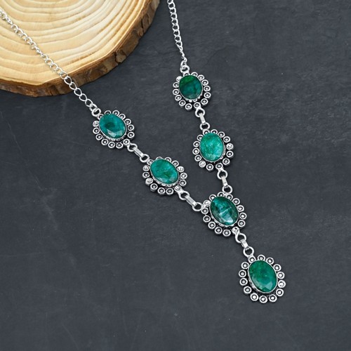 Collana con gioielli - , in