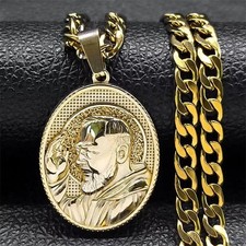 Collana uomo ciondolo medaglia