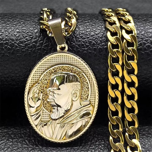 Collana uomo ciondolo medaglia