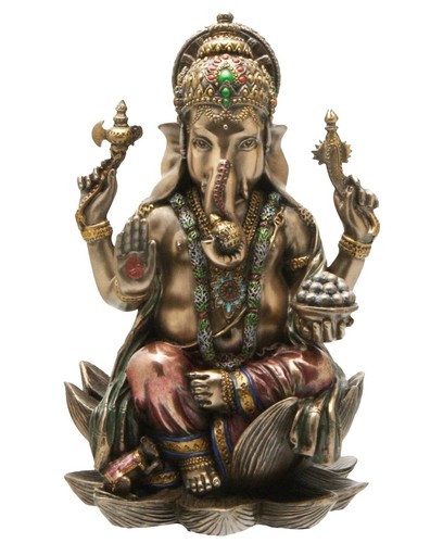 Signore ganesha bronzo finito - ganesha,