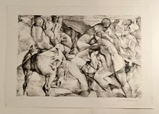 Vasconi Franco. Litografia  (1977) cm.50x71 copia n.27/50. Edizioni Grafica Uno