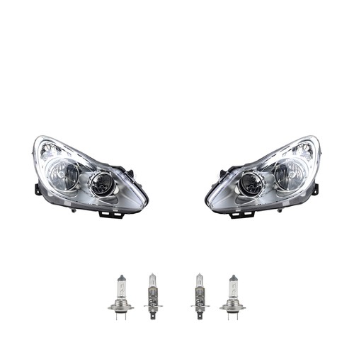 Set fanali alogeno - set,