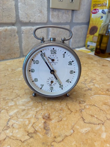 Sveglia vintage metallo - sveglia,