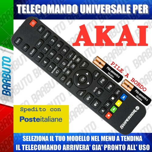 Telecomando universale akai - telecomando,