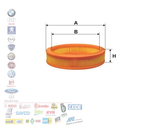 Filtro aria fiat seicento - aria,