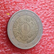 2 € euro ERRORE CONIO commemorativa republik osterreich 2002 2012 Austria