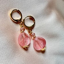 Quarzo Rosa | Orecchini a