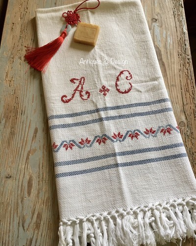 Antico asciugamano cotone - antico,