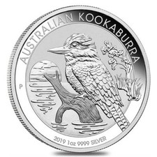 Australian Kookaburra 2019 1 Dollar 1 OZ (31,15 gr.) Argento 999 Silver CAPSULA