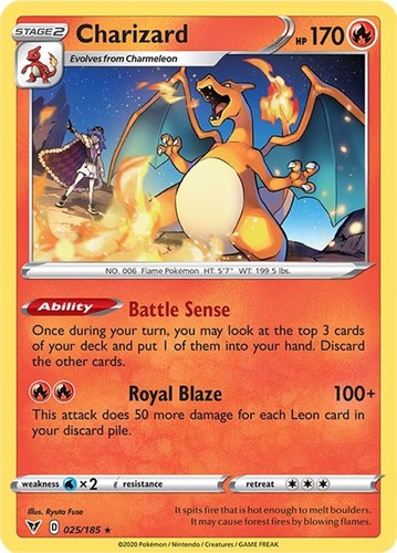 Charizard 025 185 pokemon - -,