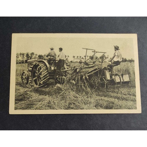Cartolina trattrice agricola - cartolina,