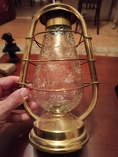 Lampada Lanterna ad olio antica dei Primi Del '900