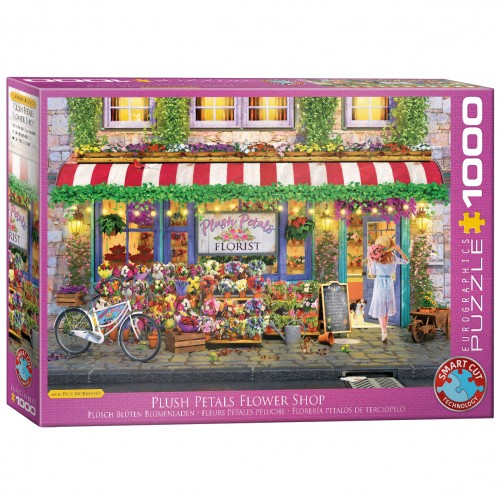 Puzzle peluche fiori negozio - -,