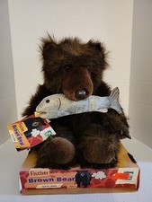 Animal Planet Fischer Btown Orso Pesce 16" Peluche Giocattolo Morbido Peluche 2000
