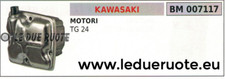 MARMITTA SCARICO SILENZIATORE MOTORE KAWASAKI TG24 TG 24