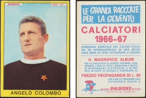 Calciatori panini 1966 - calciatori, 1966-67