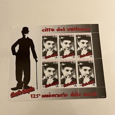 VATICANO FOGLIETTO - NASCITA CHARLIE CHAPLIN -2014