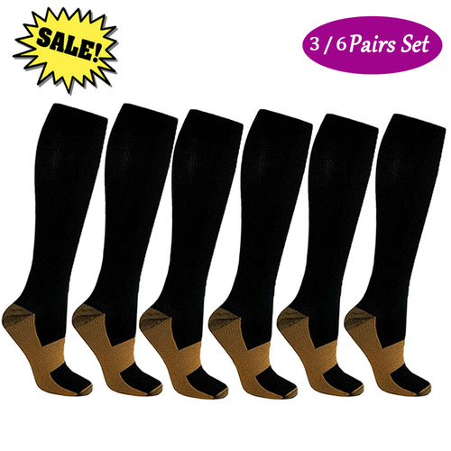Calze compressione ginocchio - a,