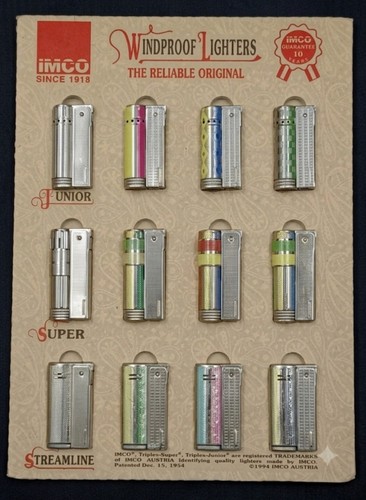 Vintage imco petrol lighter - vintage,
