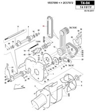 Cinghia trattorino tagliaerba