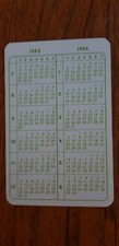 Calendario Rolex 1963/1964