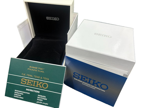 Scatola orologio vuota seiko - vuota,