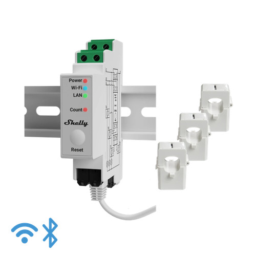 Shelly pro 3em 120a contatore - 120a,