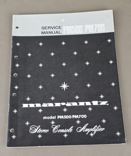 Manuale servizio marantz - manuale,