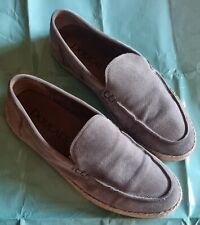 Doucal’s Mocassino Uomo Wash Suede Grey Ultra Flexible Luxury Men n°41