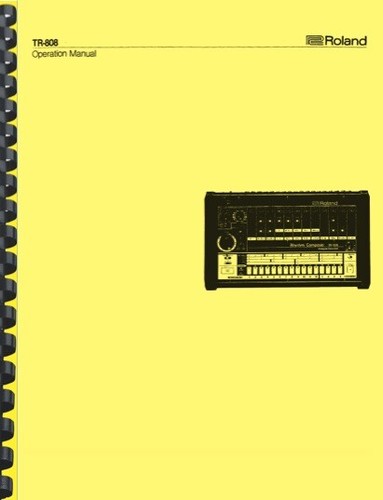 Roland 808 manuale utente e - tr-808,