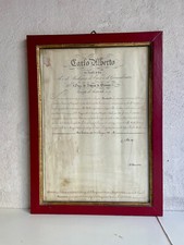 Decreto di nomina del 1847 firmato da Carlo Alberto di Savoia