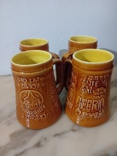 Set 4 Boccali Birra Ceramica di Granito