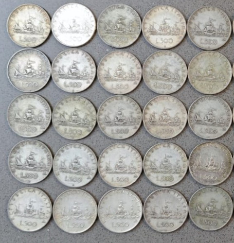 Monete 500 lire - monete, argento
