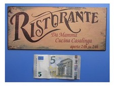 Targa vintage "Ristorante da