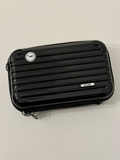 Rimowa Lufthansa First Class kit di cortesia da viaggio custodia borsa da toilette nera nuova