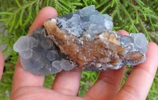 Sfere Di Calcite Su Calcedonio