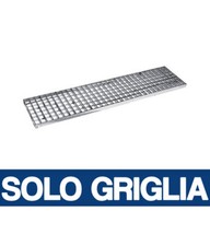 GRIGLIA ZINCATA PER CANALETTA GRIGLIE SENZA TELAIO VARIE MISURE (37915V)