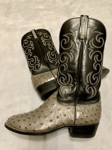 Stivali cowboy struzzo