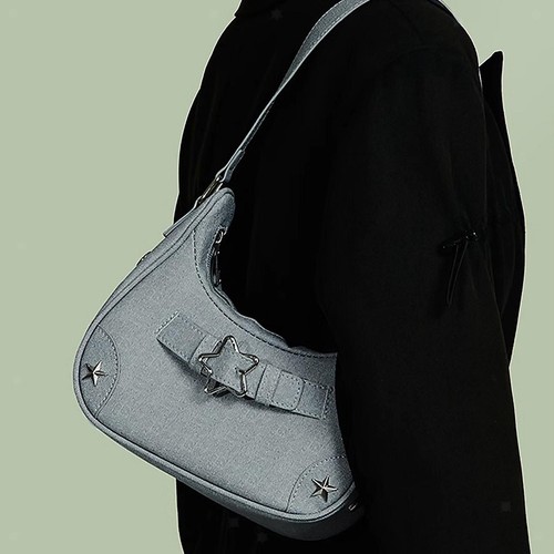 Borsa denim per donna - borsa, in
