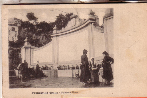 Cartolina francavilla di - francavilla,