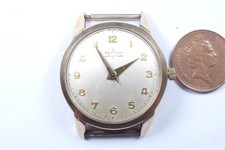 OROLOGIO DA POLSO UOMO VINTAGE ORO 9K ZENITH MOVIMENTO BUMPER AUTOMATICO c1952