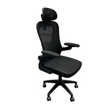 Sedia Ergonomica da Ufficio Scrivania con Altezza Regolabile Braccioli Nero