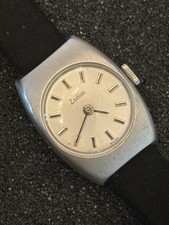 Orologio vintage donna Zodiac a carica automatica - quadrante bianco, cassa argento, tutto originale!!!