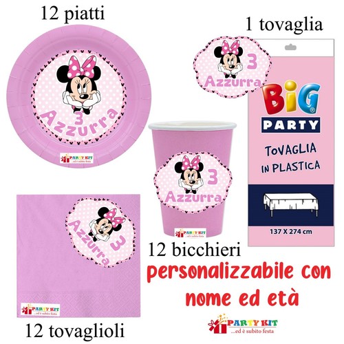 Kit minnie addobbi festa - pz,