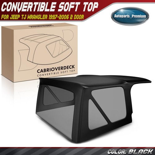 Black convertible soft top - black,