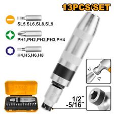 Cacciavite Impatto Giravite a Percussione INGCO Cromo-V + 13 Bit in Box HIDS1301