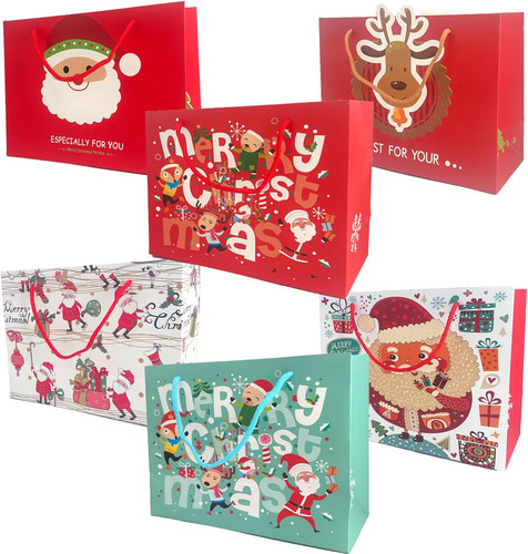 Sacchetti regalo natale con - sacchetti,