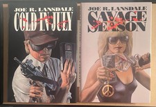 Cold In July & Savage Season by Joe R. Lansdale Signed Limited Edition #32/500