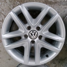 Set 4xpz cerchi in lega r16 6.5Jx16xH2 VW Tiguan 5N 1.4 TSI 2009 5N0601025 graff