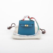 Hermes Mini Kelly Twilly Blue